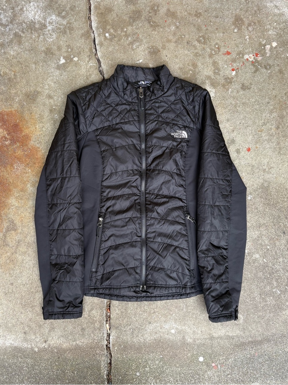 The North Face Black Quilted Women’s Hybrid Light Puffer Jacket Size S